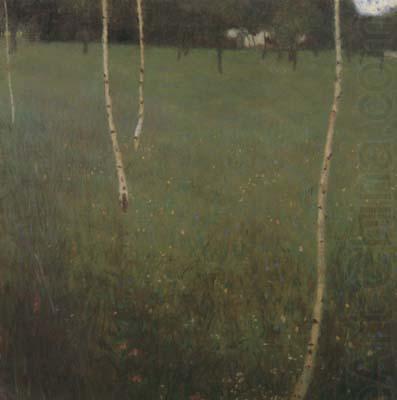 Gustav Klimt Farmhouse with Birch Trees (mk20) china oil painting image